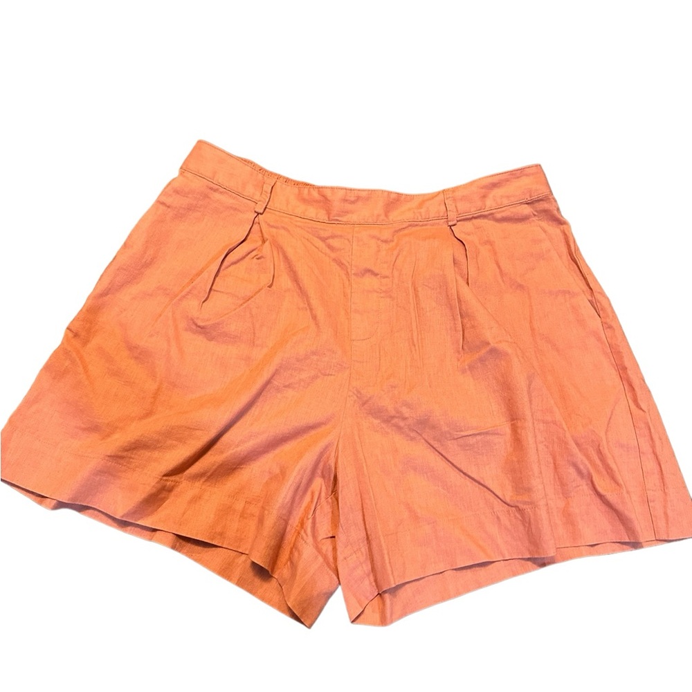 Ava & Vic red linen‎ dressy shorts size X NWT